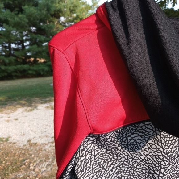 Jordan Jumpman elephant print Therma-Fit zip front hoodie red gray black size L - Picture 7 of 16